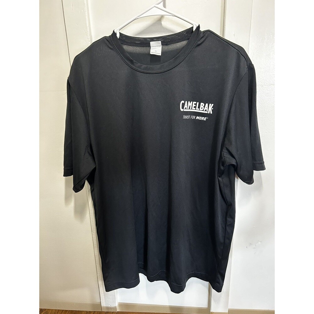 Camelbak Men’s Cycling T Shirt Black With Logo Lightweight Size Large